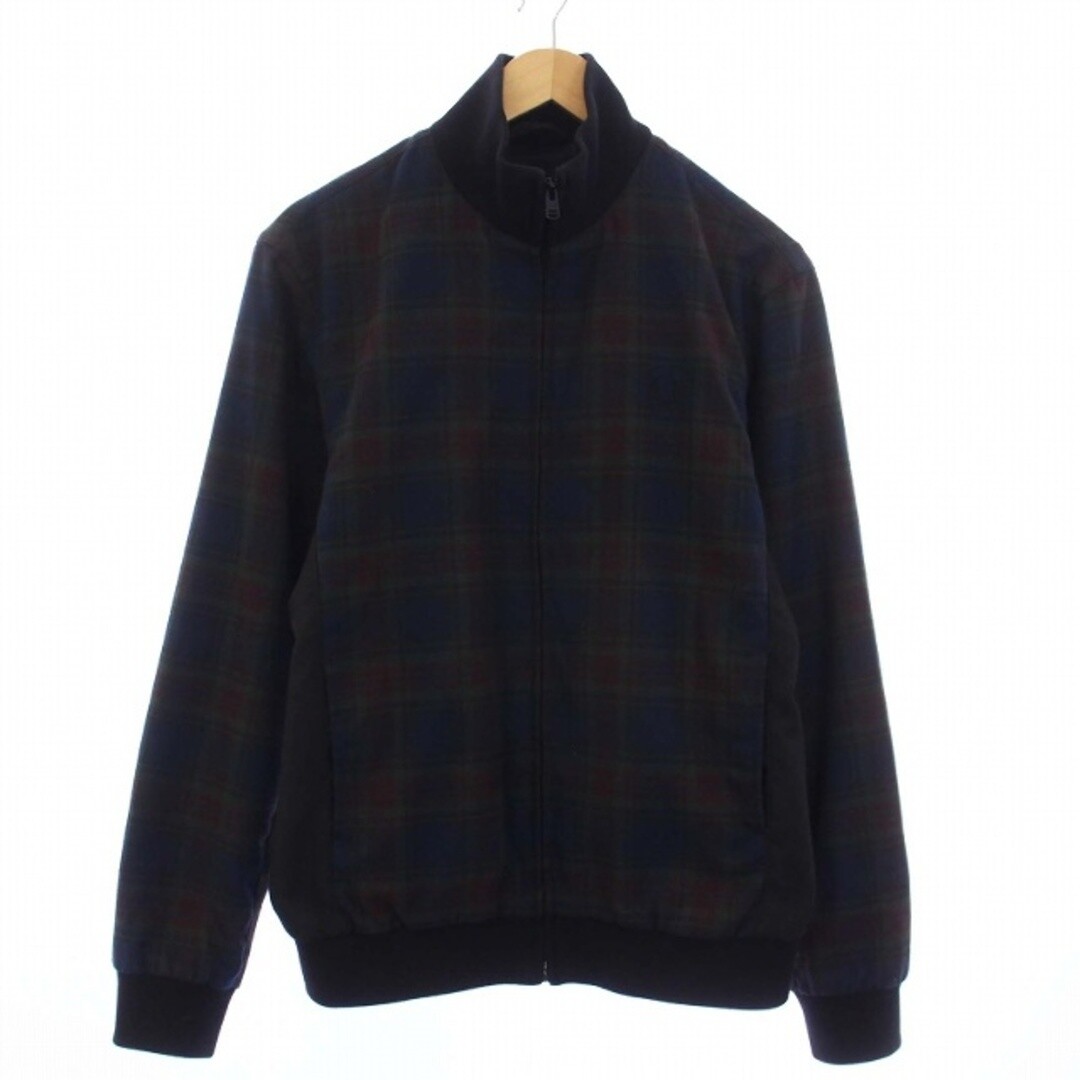 Fred Perry Tartan Zip Through Jacket Outerwear Stand Collar Fred Perry Tartan Zip Through Jacket Outerwear Stand Collar