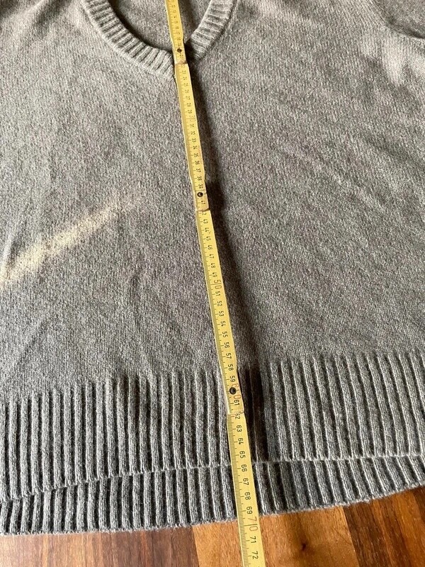 Zara Pullover V Ausschnitt Kaschmir Cashmere Gr. M braun taupe Ne eBay