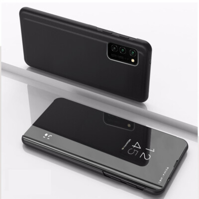 For Samsung Galaxy Phone Luxury Clear View Mirror Leather Flip Stand Case Cover