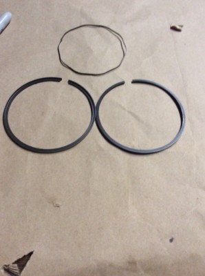 KAWASAKI F12MX KX450 PISTON RING SET OEM NOS 13008-045