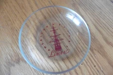 AMERICAN EXPORT SBRANDTSEN LINES Glass Ashtray Vintage round trinket dish 4" 