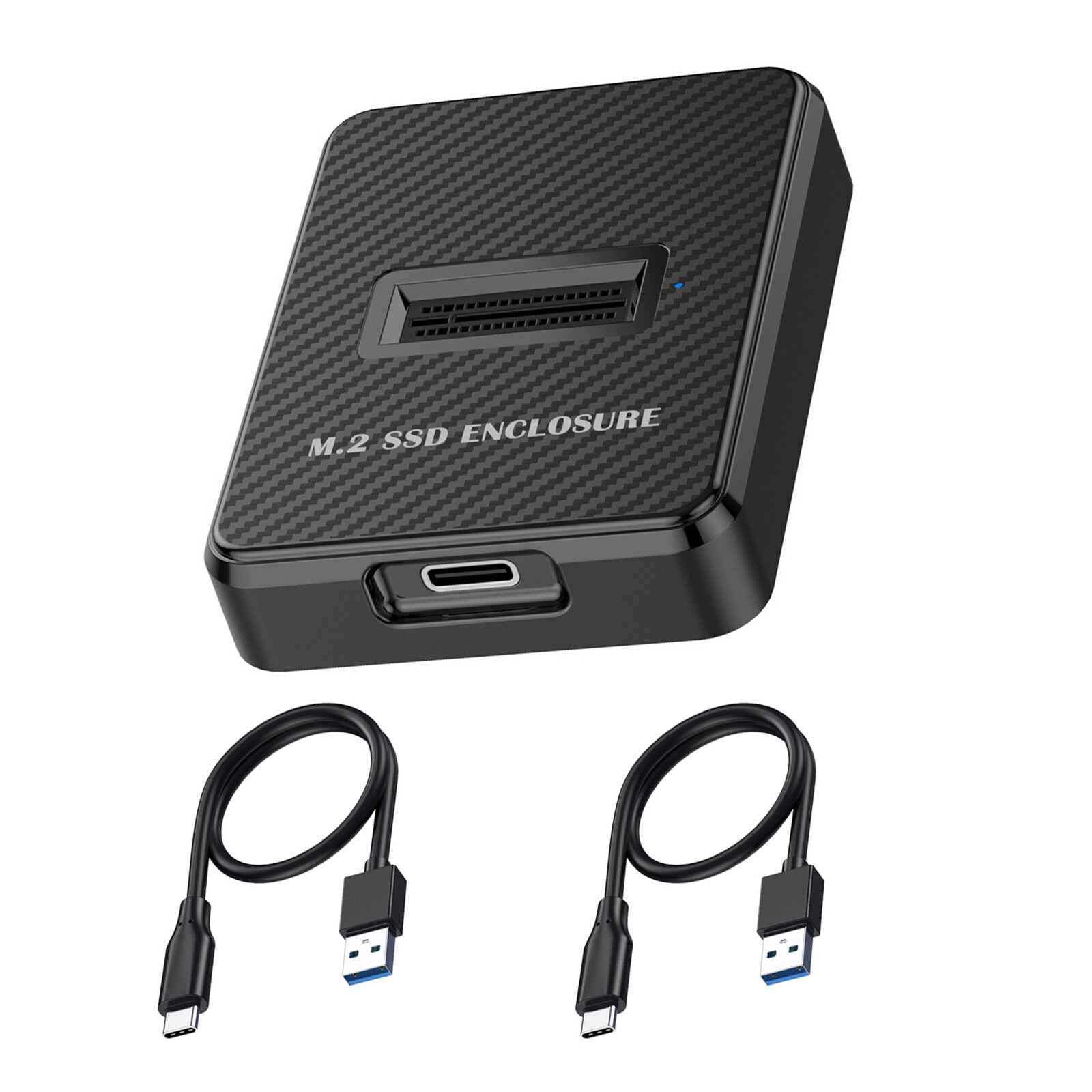 M2 to USB C NVMe SSD Docking Station Adapter for M Key and B+M Key Drives