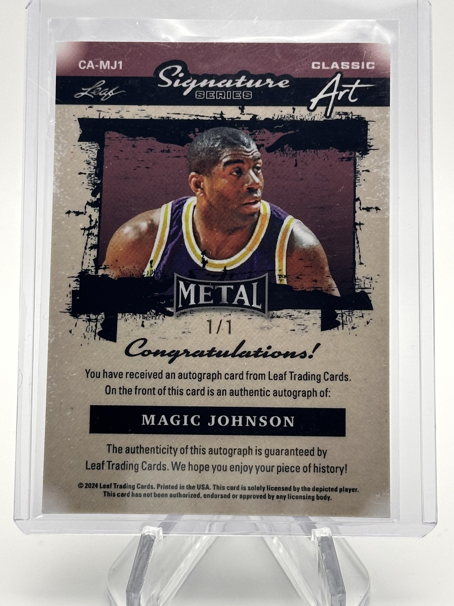 超美品直書 On Card Auto Magic Johnson 05 Upper Deck SPA Panini