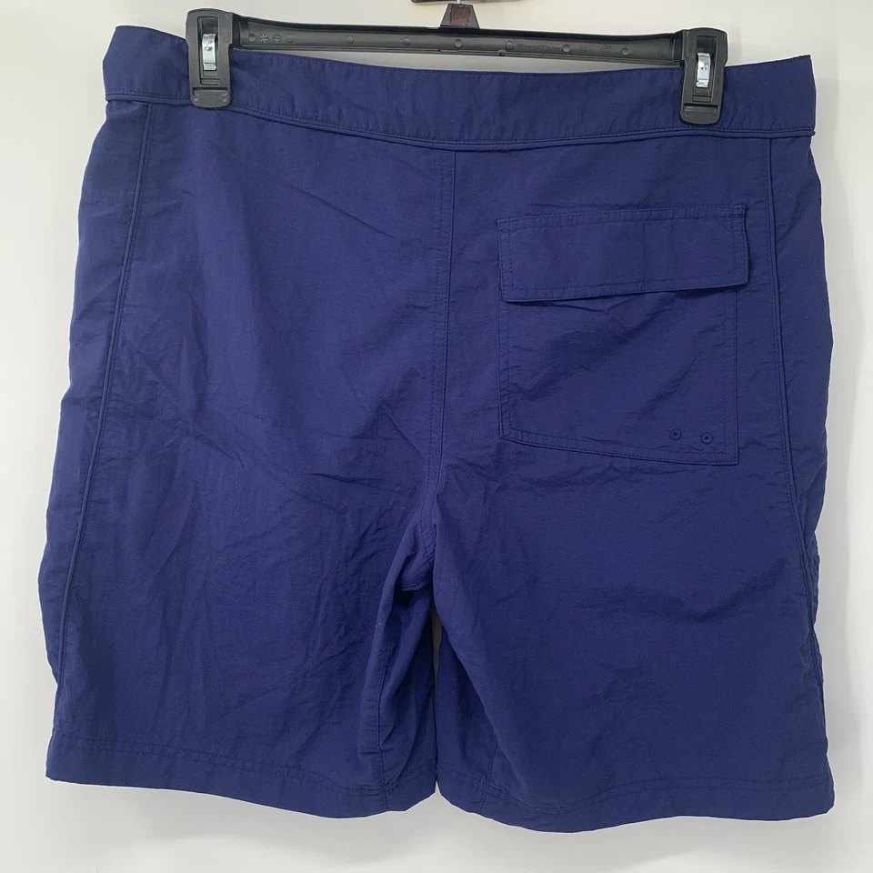 Royal Robbins Men's Solid Blue Board Swim Shorts Size 36 Nylon - Image 2 of 4