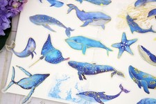 60pcs/Pack flower birds animal floral plant botanical Themed , washi paper stick