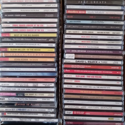 LOT OF 10 USED ASSORTED, RANDOM  JAZZ CDS