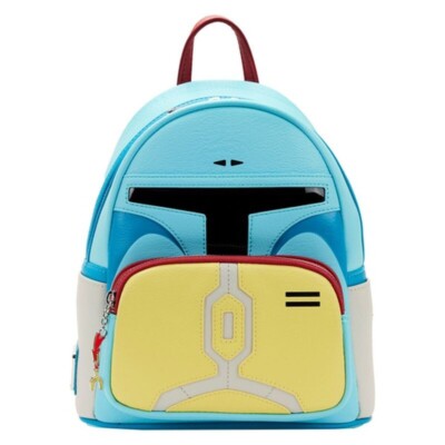 Loungefly mini backpack bobafett new Loungefly Star Wars Boba Fett Cosplay Mini Backpack – 707 Street main image 2