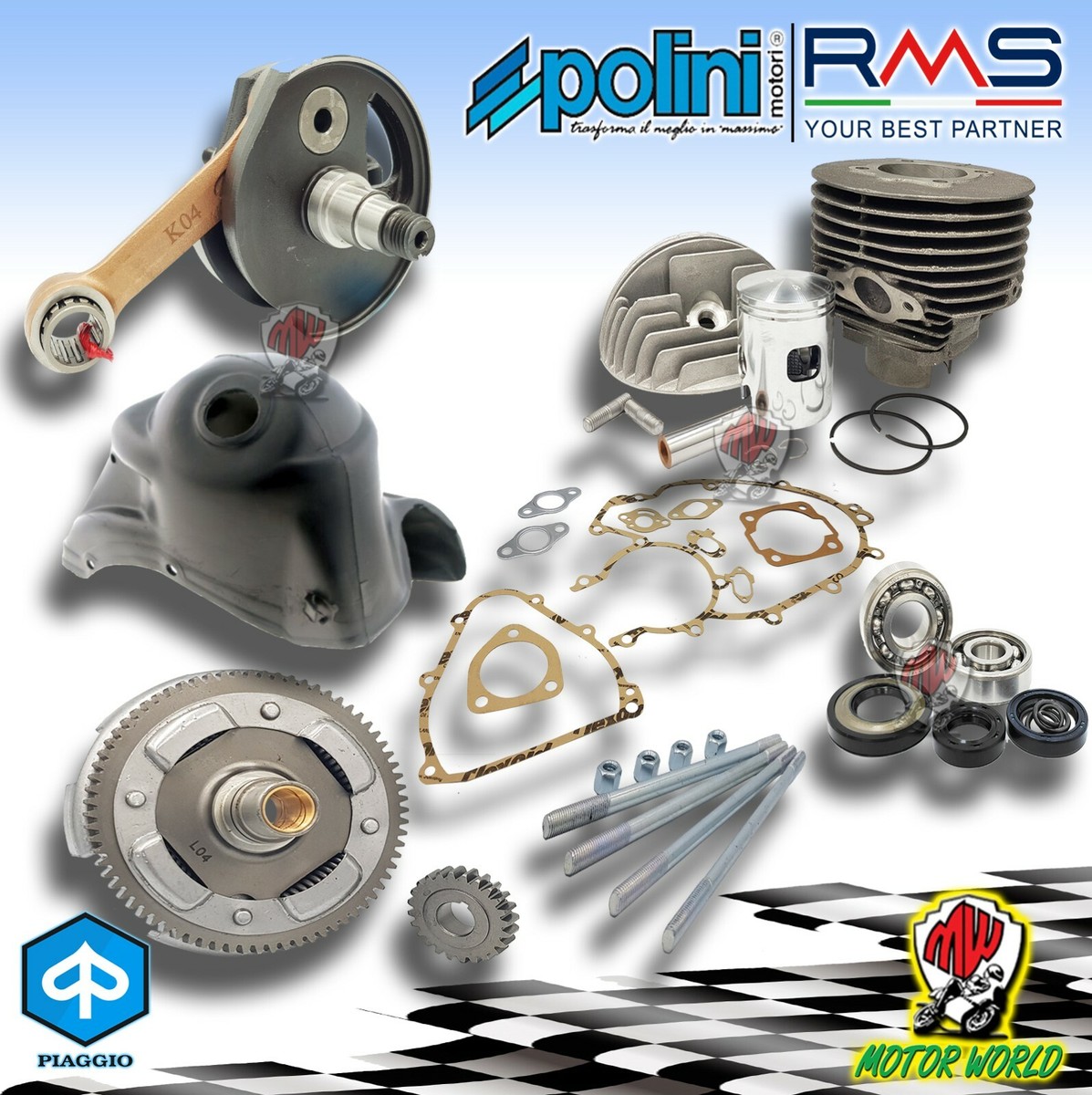 Polini Kit Elaborazione Motore Vespa 50 Special KIT ELABORAZIONE