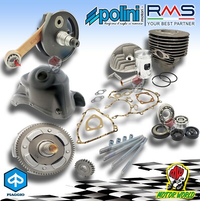Motore Vespa 50 Blocco 130 Polini KIT MODIFICA MOTORE COMPLETO