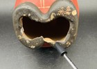 Vintage Chulucanas Peru Man Clay Pottery Sculpture Folk Art Round RARE — photo 8
