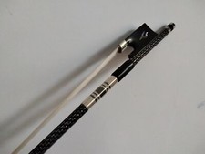 2PCs Quality Violin Bow Carbon Fiber Bow 4/4 Ebony Frog Copper Amounted