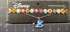 LILO  STITCH and Disney choker embroidered NECKLACE SET NEW