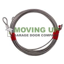 Pair of Stainless Steel Torsion Cables for 7' Garage Door High Quality 7X19