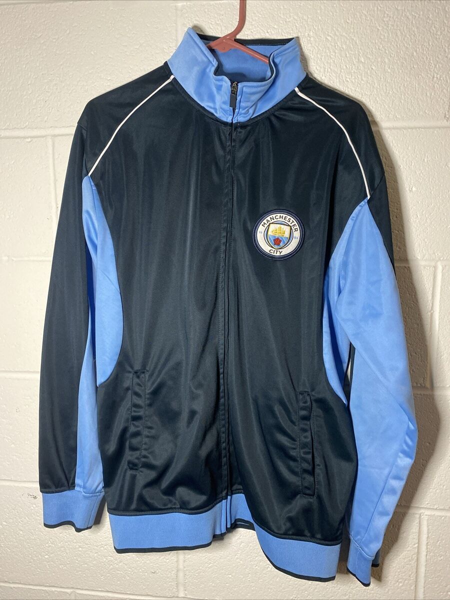 ウェア 97-99season manchester city nylon jacket Manchester City Official Track Jacket Full Zip Warmup