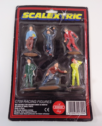 Vintage Scalextric C.709 Racing Figures Sealed Blister Pack ( New Old Stock ) - 第 1/14 張圖片