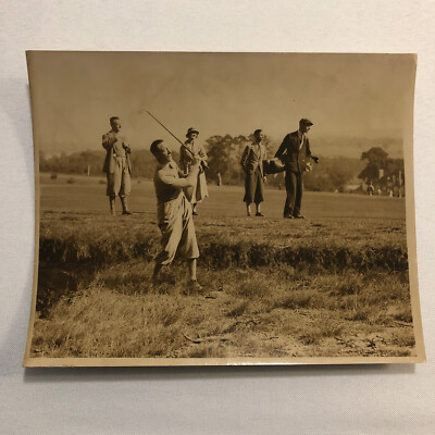 Press Photo Photograph Golf Golfer Tournament Moor Park D.C. Jones + 1932