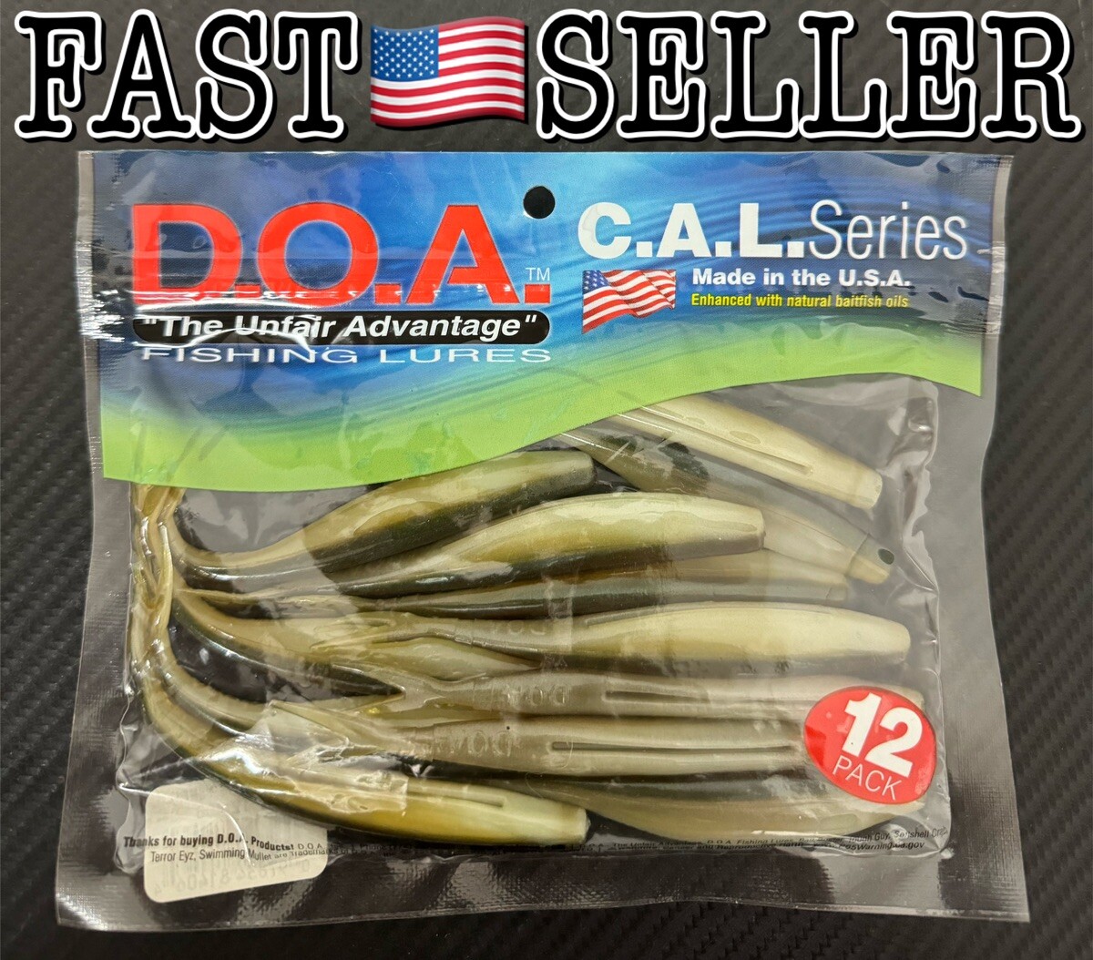 doa fishing lures Bait Buster Trolling GOLDEN BREAM / Trolling 1 oz / 1 Pack The ORIGINAL D.O.A D.O.A. Shrimp Lure 4"