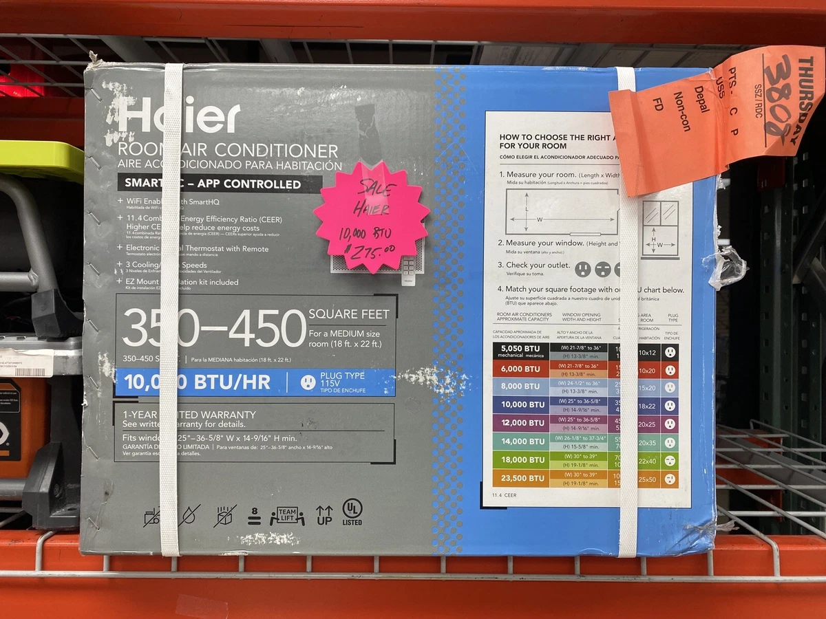 Haier 10000 btu air conditioner deals