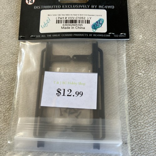 SCX24 Scale Accessories DTSCX24-58 & 59 F/R Bumper Black, VVV-C1043 & VVV-C1052 - Picture 8 of 20