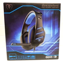 Beexcellent GM-3 Professional Gaming Headset - Blue-New