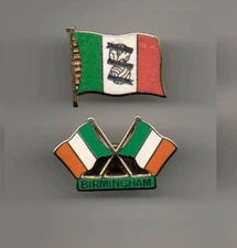 TWO  Birmingham city irish blues Badges