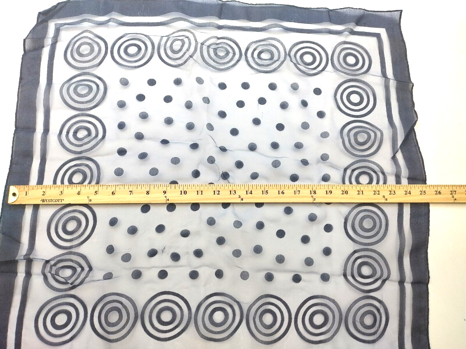 3 Scarf Bundle Assorted Sheer Dark - image 9