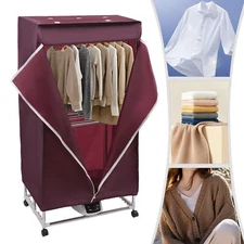 Portable Electric Clothes Dryer 110V 66.14 lbs Efficient Indoor Warm Air Drying