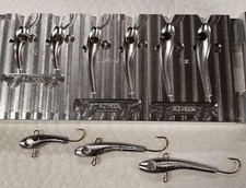 Stampo verticale Jigging Minnow 6 cavità (1/2 oz - 3/4 oz - 1 oz) (Starter Kit)