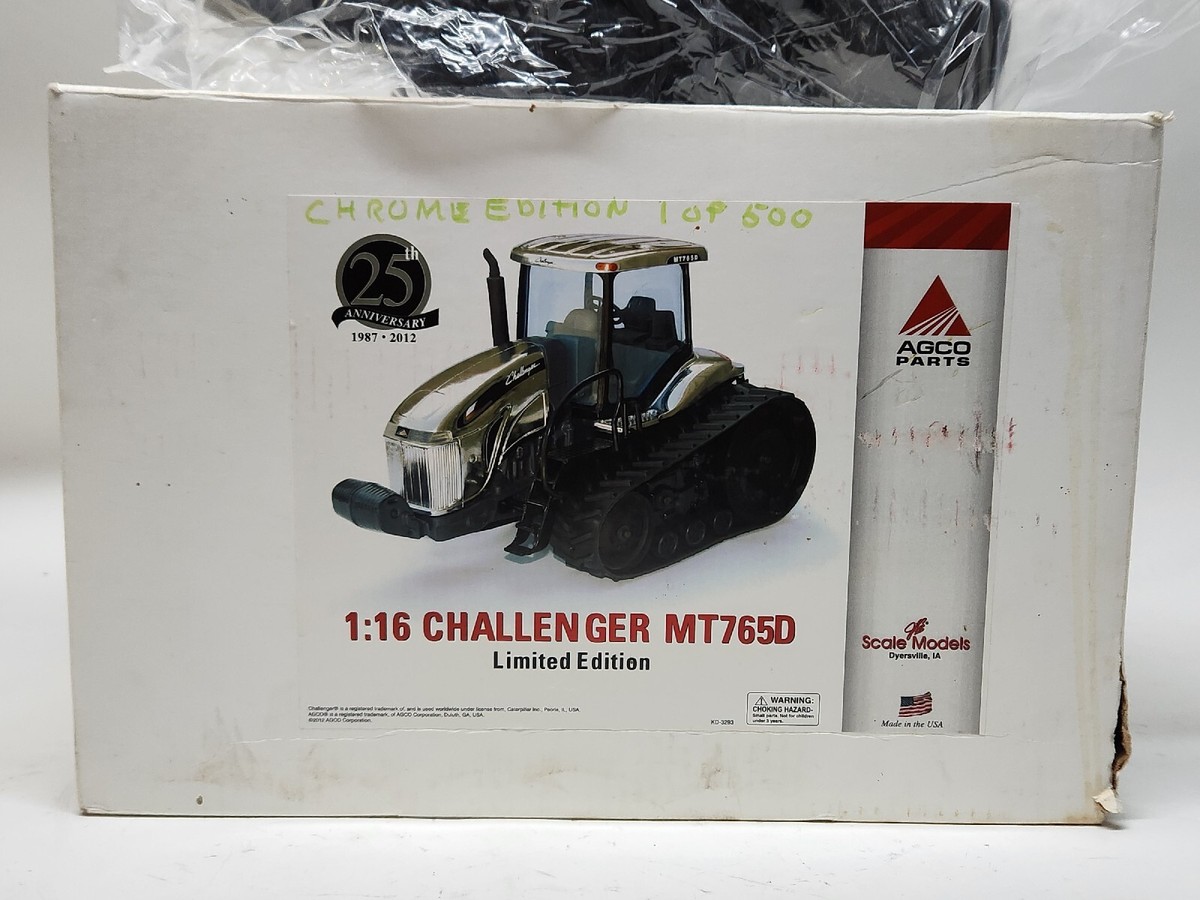 1/16 Cat Challenger MT765D Chrome Tractor 25th Ann. By Scale