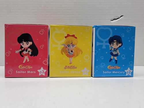 Bandai ChibiMasters Sailor Moon/ Sailor Mars, Sailor Venus, Sailor Mercury. - Picture 4 of 20