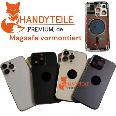 HANDY TEILE PREMIUM RAHMEN Für IPHONE 14 Pro Max Gehäuse Backcover Hochwertige Qualität Vormontiert