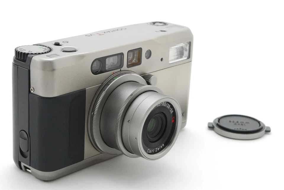【MINT】 Contax TVS Point & Shoot 35mm Silver Compact Film Camera From JAPAN - Image 4 of 4