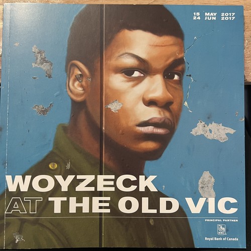 Woyzeck John Boyega Old Vic Theatre Programme - 第 1/1 張圖片