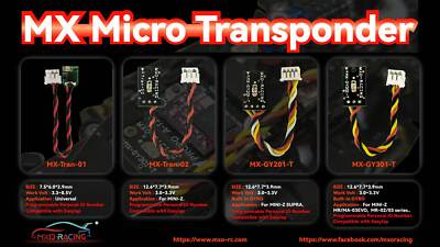 MXO-Racing Micro Transponder Compatible With Robitronic System