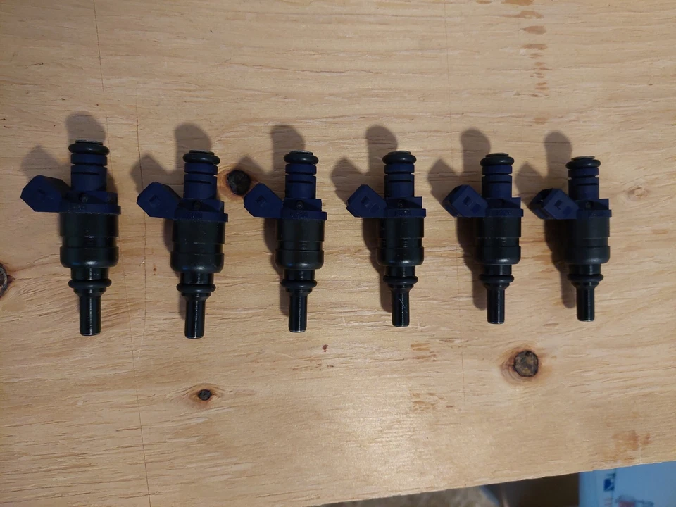 Juego de 6 inyectores de combustible para Siemens 01-06 BMW 330CI 330I 530I X3 X5 3.0 1439800 Foto 2 de 4