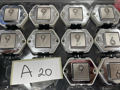 5 PCS DEWHURST No.9 Elevator Push Button C2US 24V