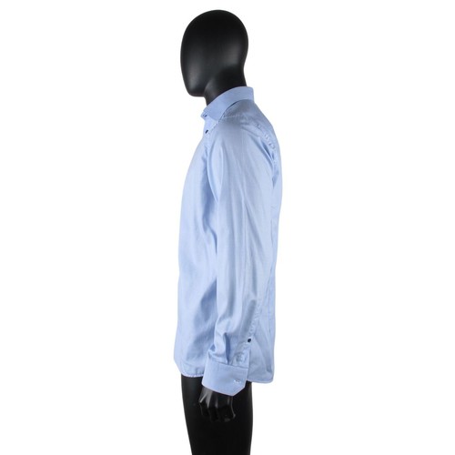 ETON CONTEMPORARY FIT Men's Houndstooth Formal Business Blue Shirt 40 15 3/4 - Picture 20 of 24