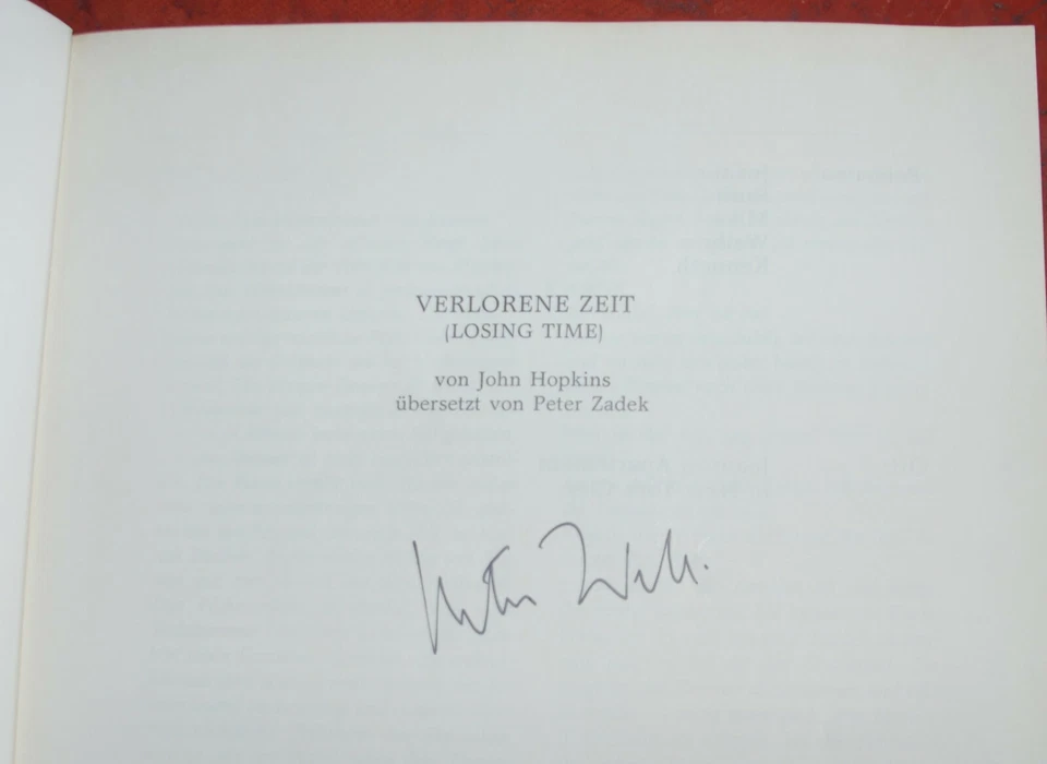 Programmheft Deutsches Schauspielhaus signiert von Peter Zadek 1984 - Bild 2 von 4