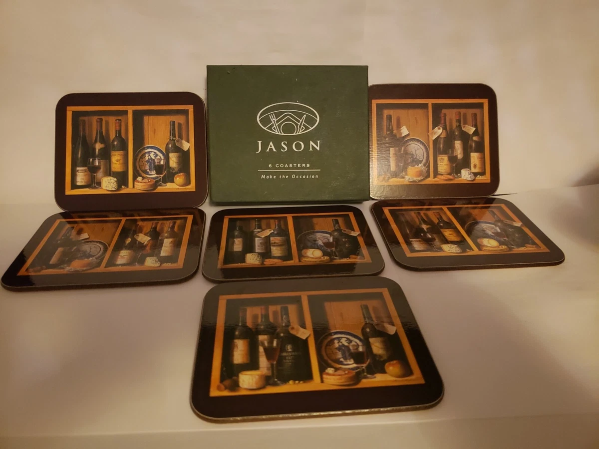 Lot De 6 Dessous De Verre En Liège Jason - Nouvelle-Zélande - Protège-tables Design Et Naturels