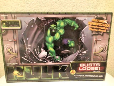 Hulk Busts Loose Board Game New and Sealed Hulk Official Merchandise