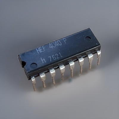 5x PHILIPS HEF4040P 1970s 4040 12-Stage Binary Counter DIP-16 NOS OVP