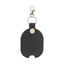 Keychain Car Key Holder Replacement Leather Ring PU Ring Sleeve, Keychain Black
