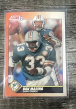 Dan Marino #385 1991 Score Football Miami Dolphins  I0-1