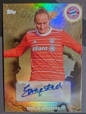 Emilie Bragstad 1of1 FC Bayern München Women Team Set Auto 1/1