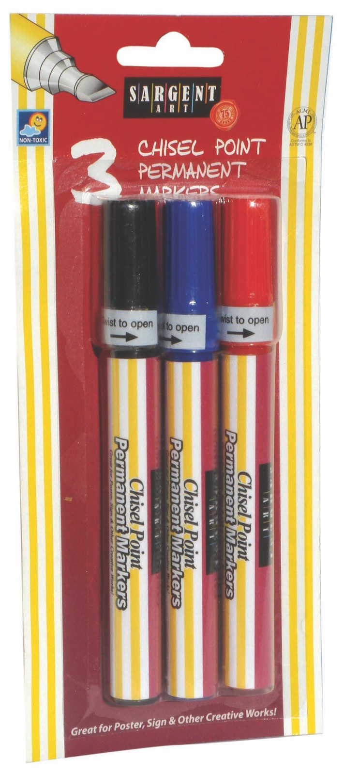 - Chisel Tip - 3 Count