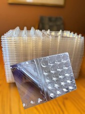 60 packs Quail Egg Cartons Plastic Clear Quail Containers  20 cell 