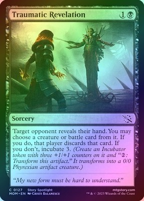 Traumatic Revelation Foil (127) March of the Machine MOM MTG Magic