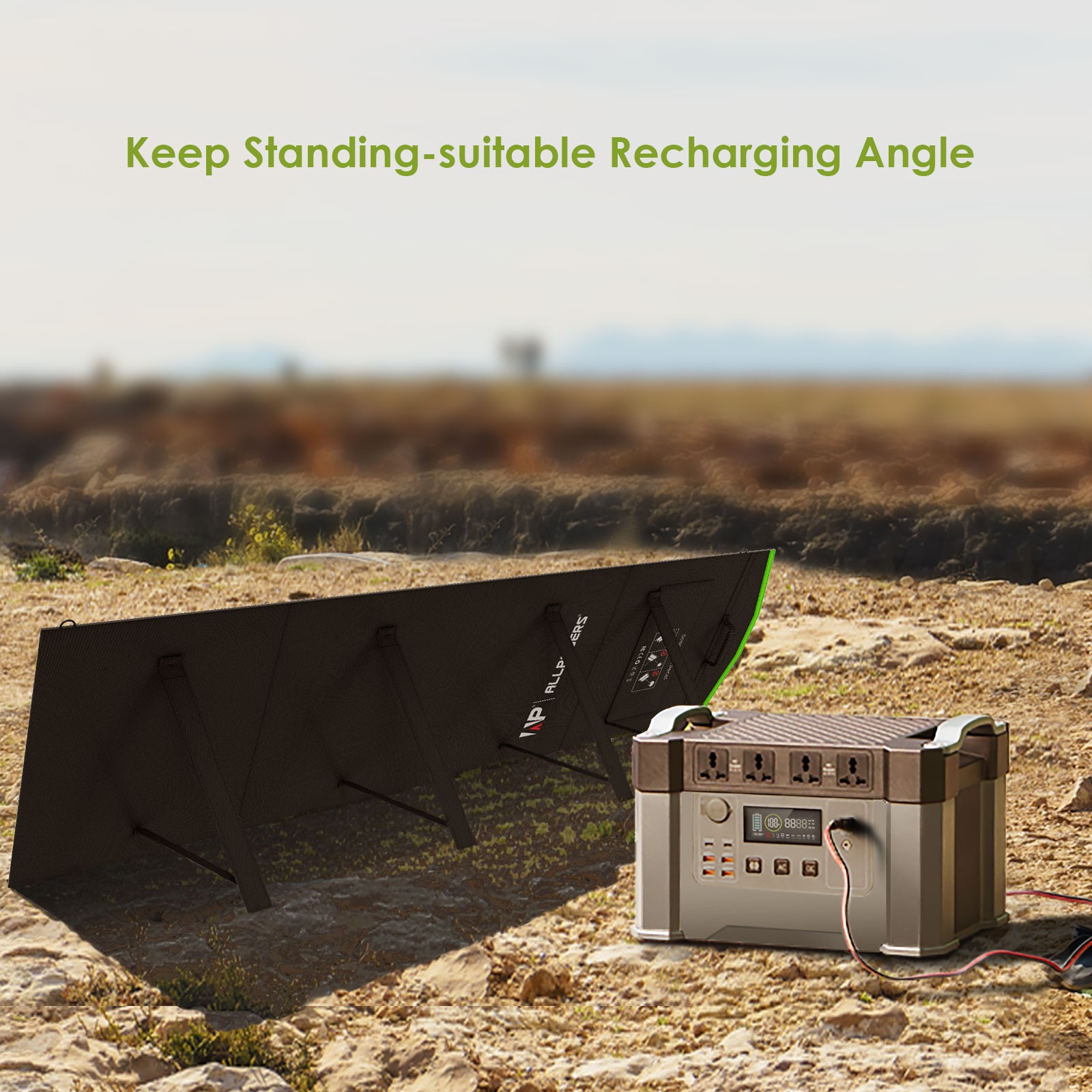 200W Portable Solar Panel 18V Foldable Solar Panel Kit For Laptops Refurbished