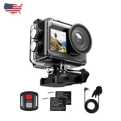 SVGo2 4K30FPS Underwater Camera Dual Touch-Screen 50MP 5X Zoom for Snorkeling