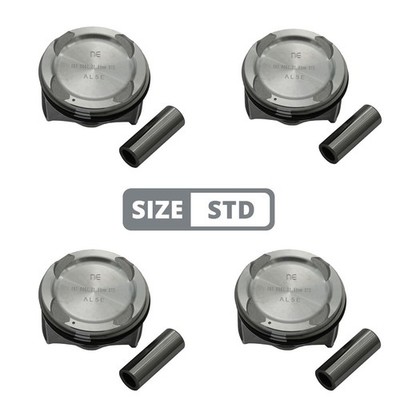 4x Kolben STD für Hyundai i10 i20 Kia Rio 1.2 130087000100 23041-03230 G4LA